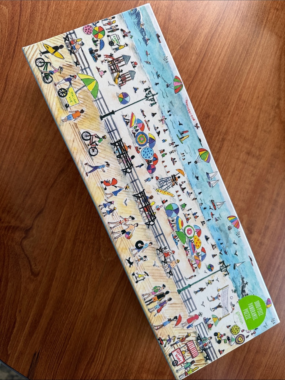 Galison Summer Fun 1,000 Piece Panoramic Puzzle